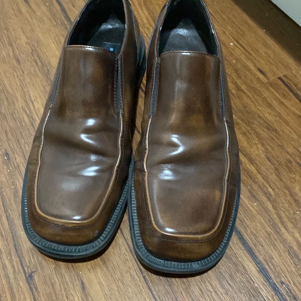 Kenneth Cole Reaction Men’s Square Toe Loafers Size 9